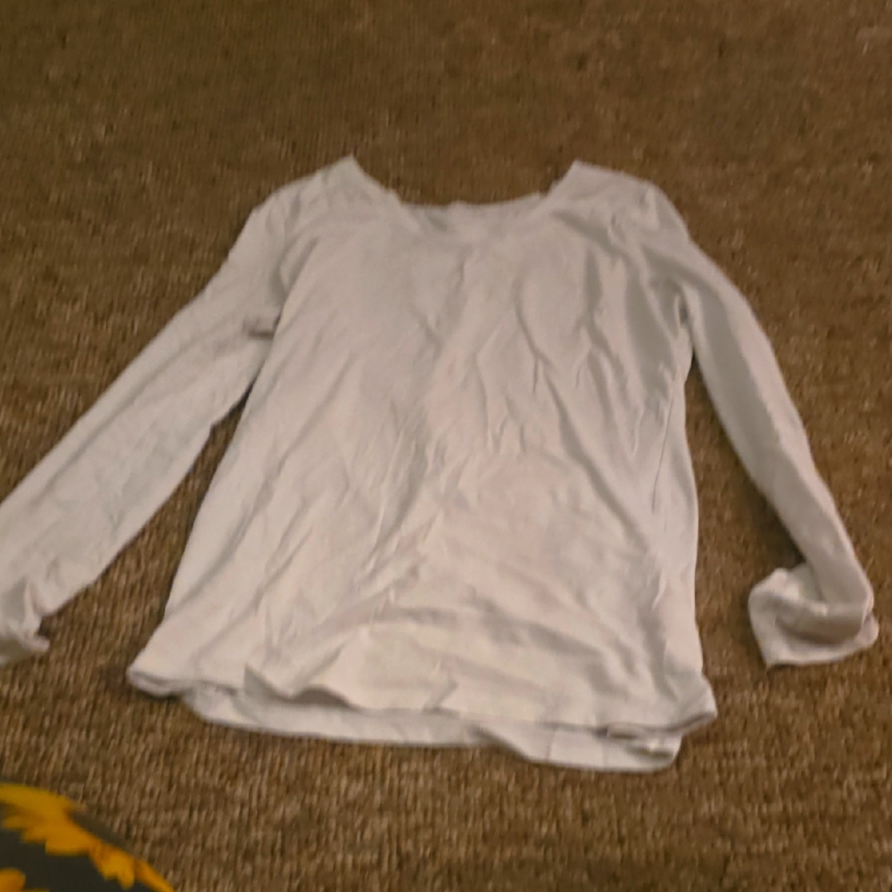 No Boundaries Classic Long Sleave White Tee